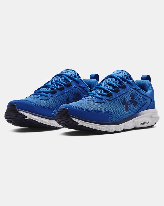 Men's UA Charged Assert 9 Running Shoes, Blue, pdpMainDesktop image number 3